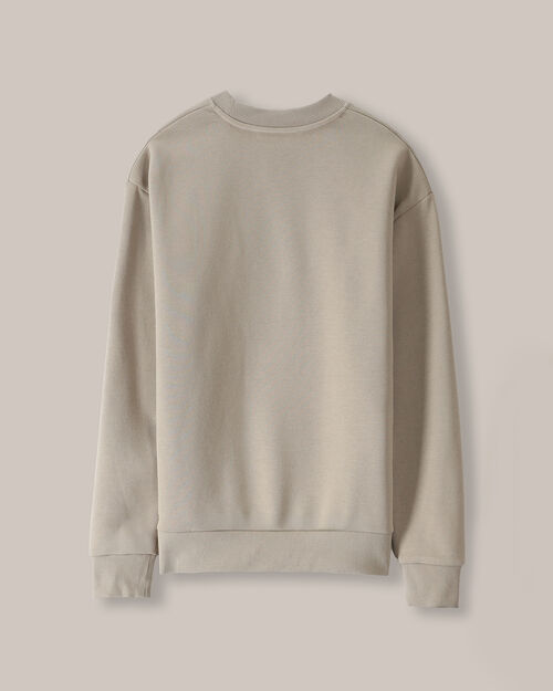 Sudadera Cerrada Básica Arena